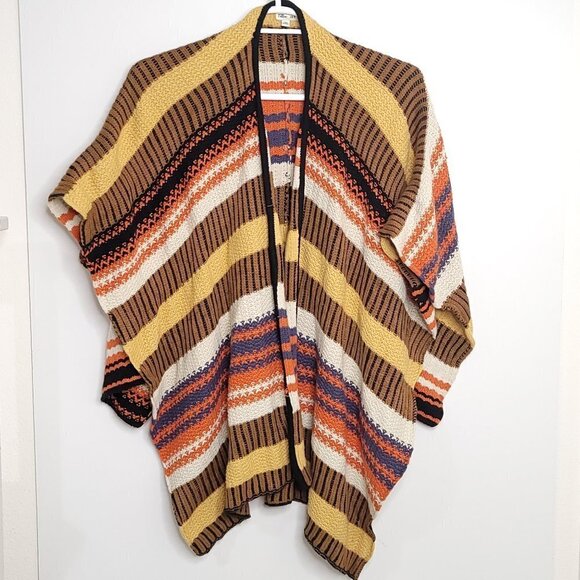 RCVA Melon & Ochre Stripe Turkic Shawl - Women - Picture 5 of 8